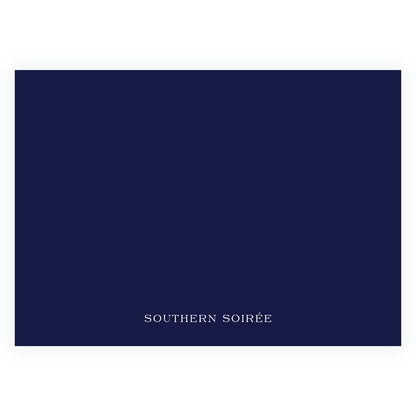 The Evergreen Garland Navy Landscape