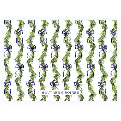 The Evergreen Garland Navy Landscape