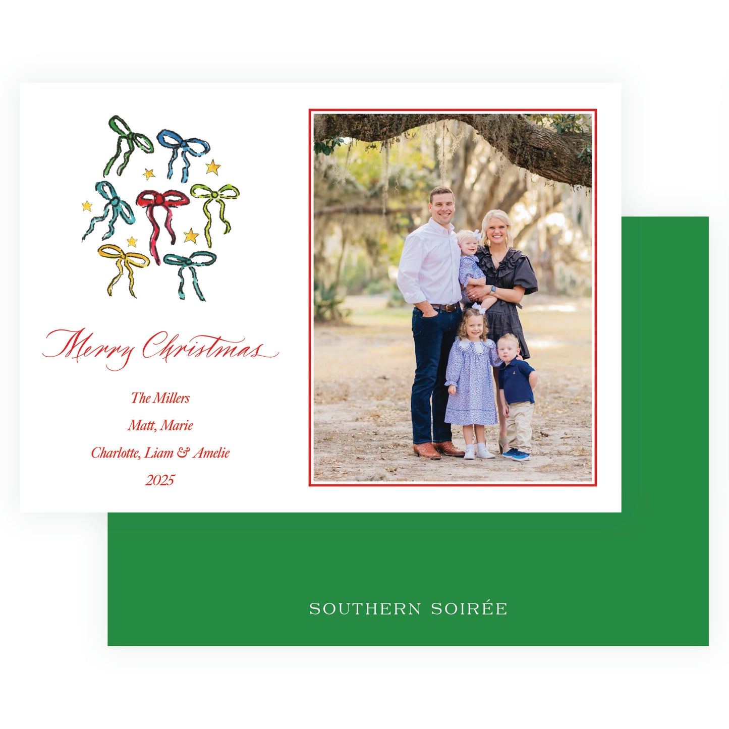 Wrapped in Lights Bows Landscape