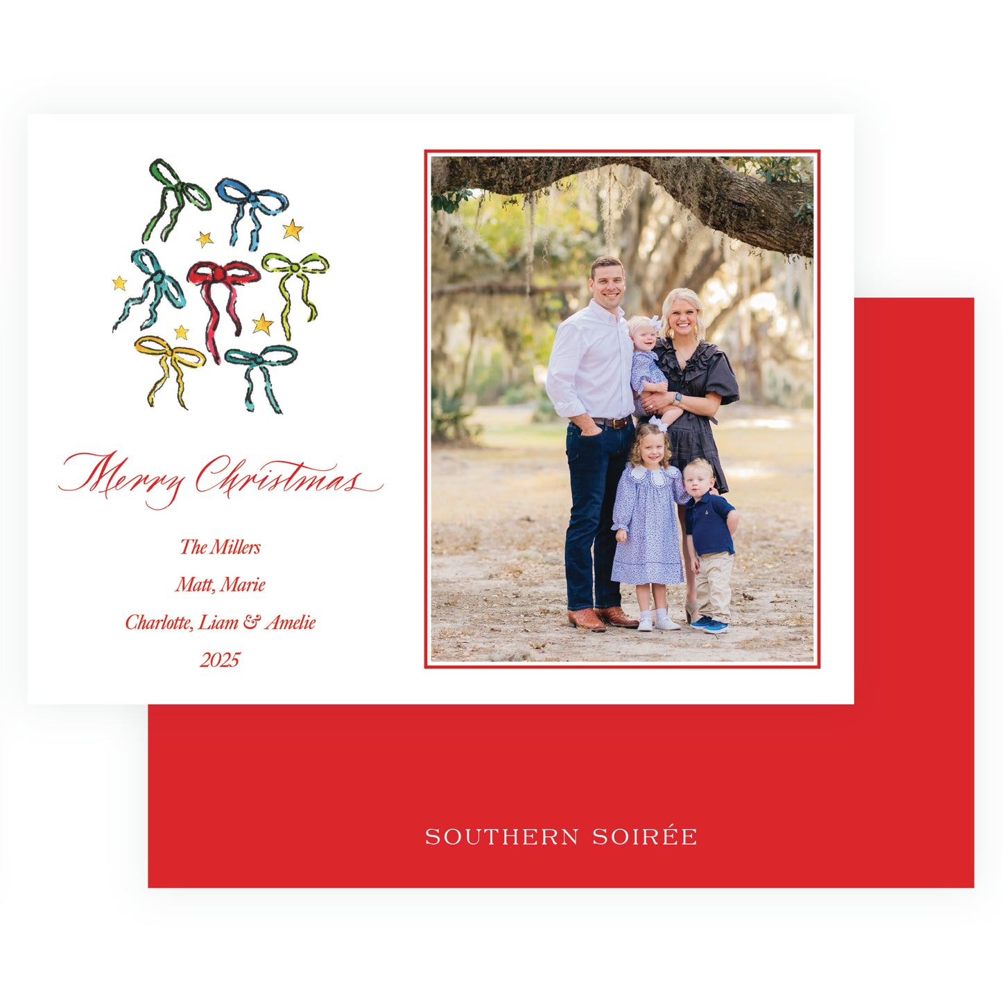 Wrapped in Lights Bows Landscape