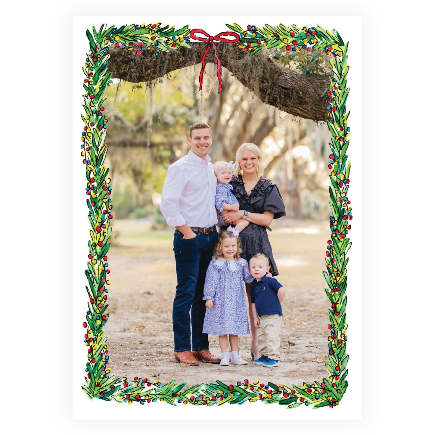 Wrapped In Lights Garland Border