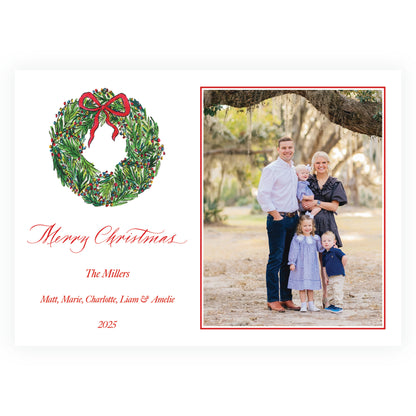 Wrapped In Lights Wreath Landscape