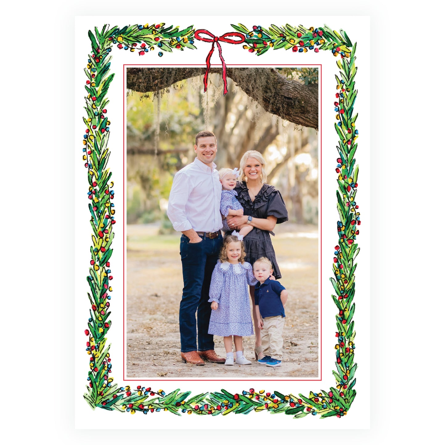 Wrapped In Lights Border with Frame