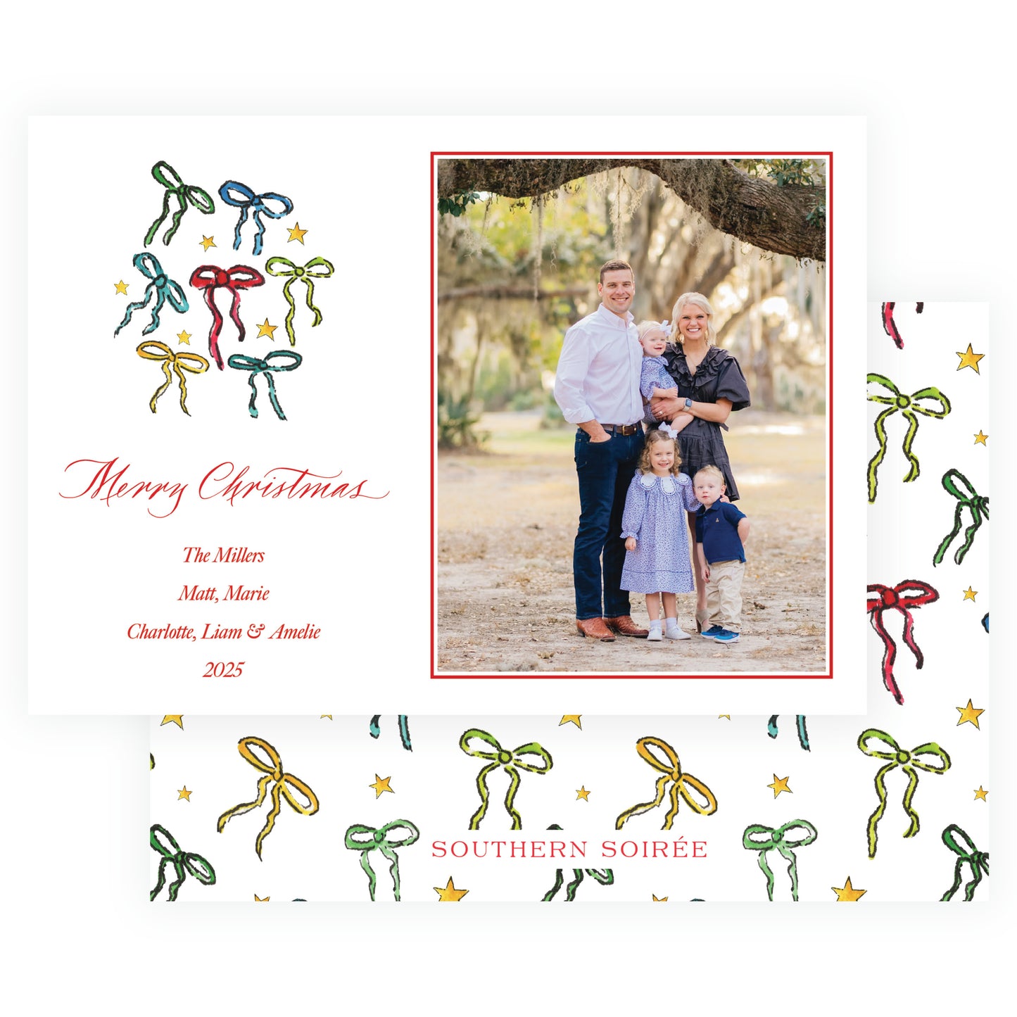 Wrapped in Lights Bows Landscape