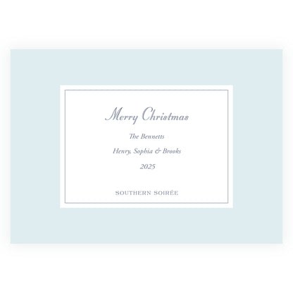 Blue Gathered Greens Colorful Frame Landscape