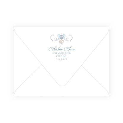 Coastal Christmas Crest Landscape