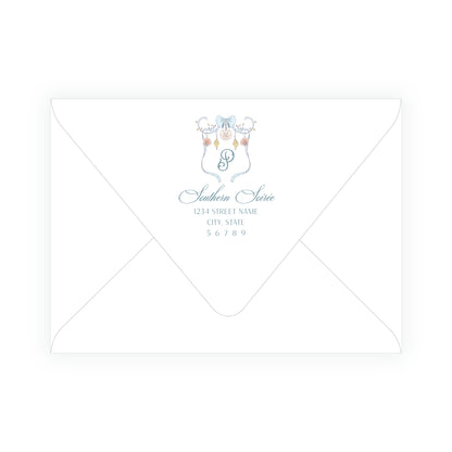 Coastal Christmas Crest Landscape