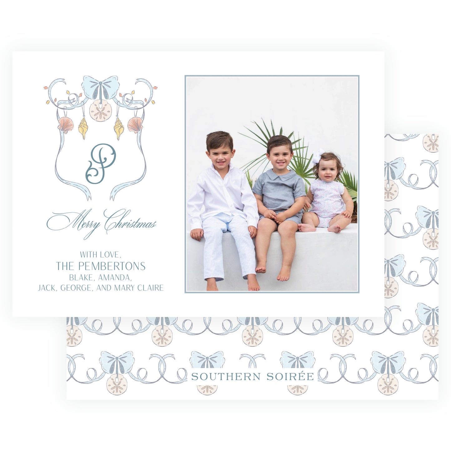 Coastal Christmas Crest Landscape