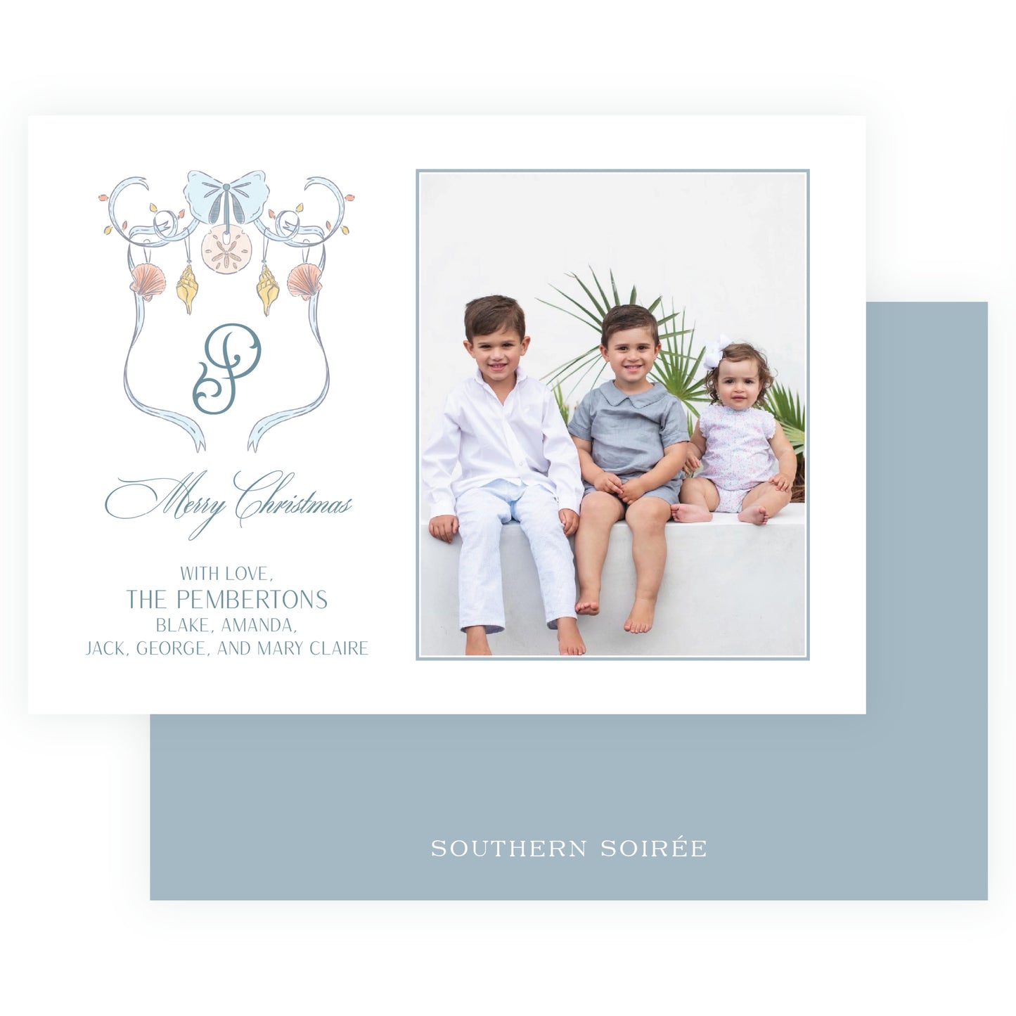 Coastal Christmas Crest Landscape