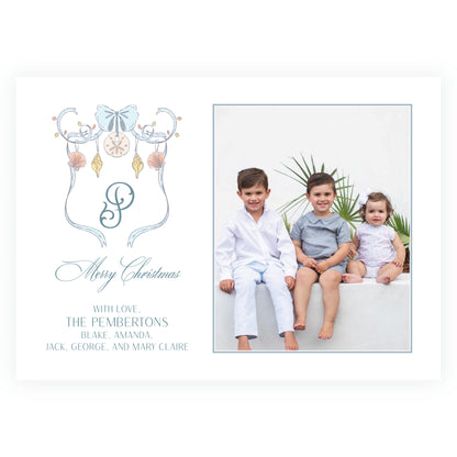 Coastal Christmas Crest Landscape