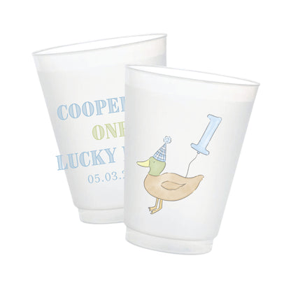 Lucky Duck Full Color Frosted Cups