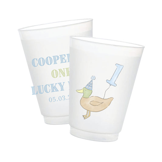 Lucky Duck Full Color Frosted Cups