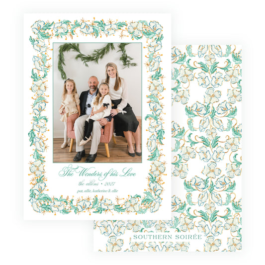 Winter Florals Frame