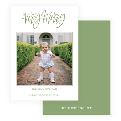 Very Merry Green Marble