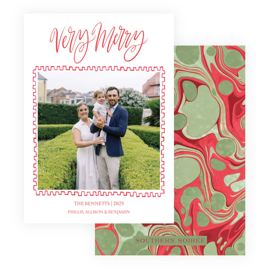 Very Merry Red Marble