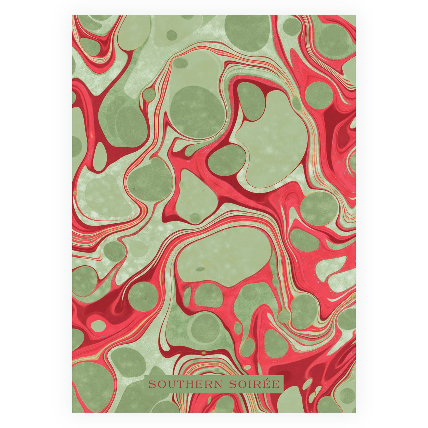 Very Merry Green Marble