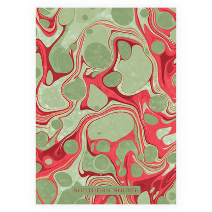 Very Merry Red Marble