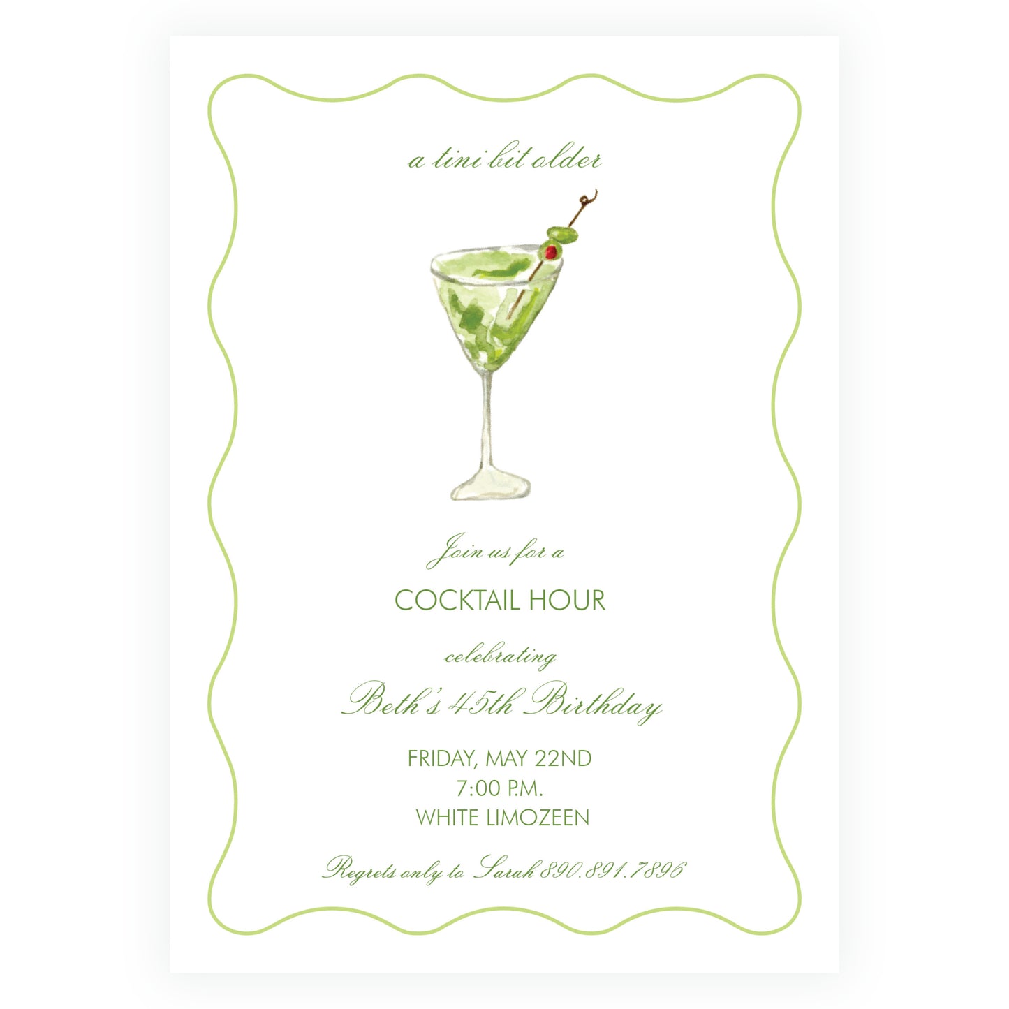 Tini Bit Older Martini Time