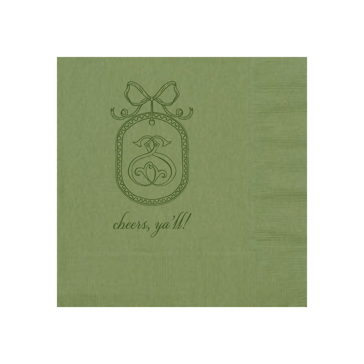 Single Color Beverage Napkins