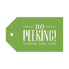No Peeking Gift Tag