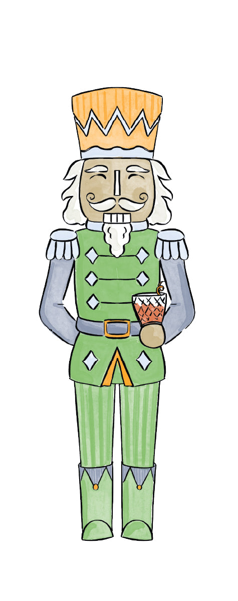 Nutcracker Cocktails Pearl Frosted full wrap Cups PREORDER