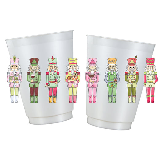 Nutcracker Cocktails Pearl Frosted full wrap Cups PREORDER