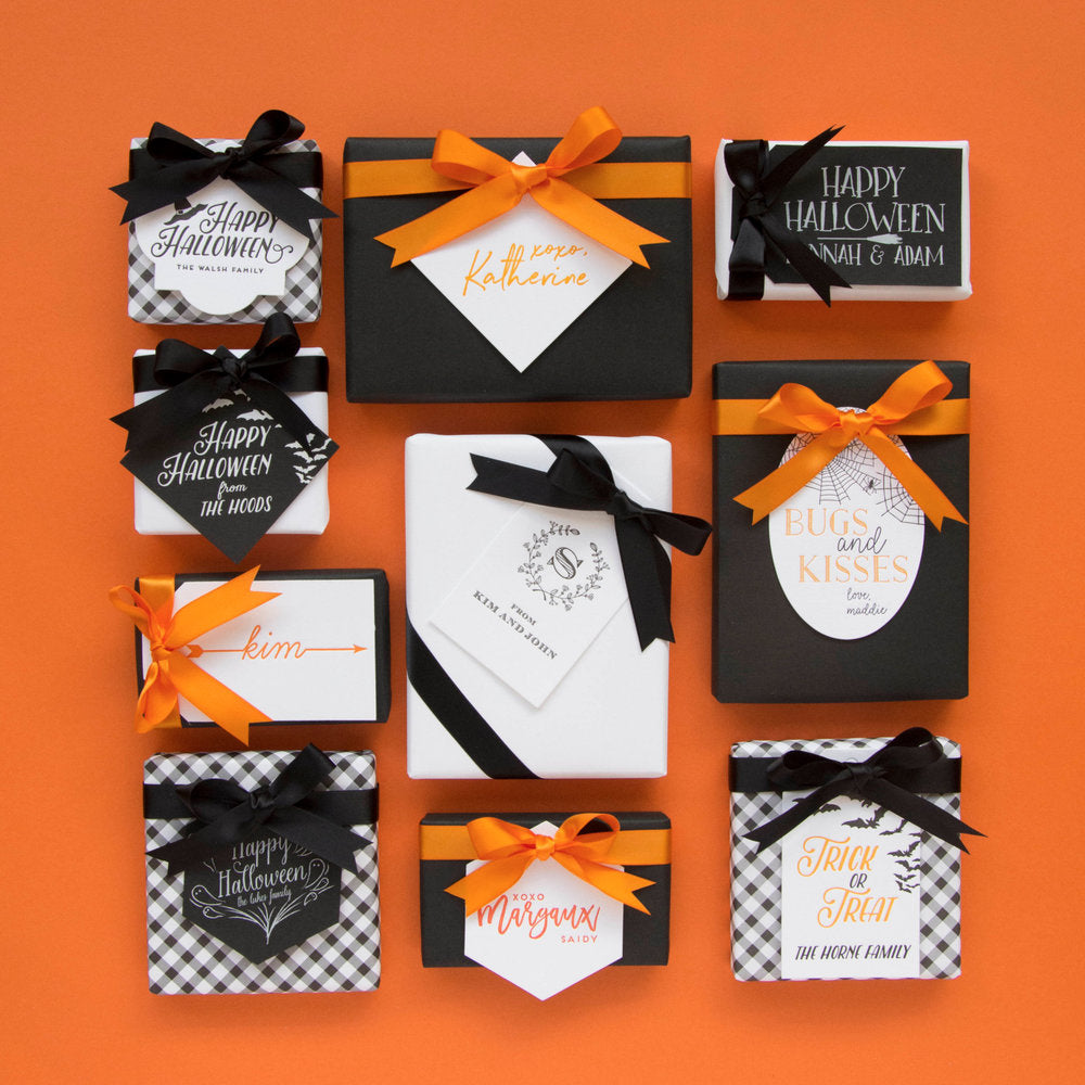 Happy Halloween Ghosts Gift Tag T303
