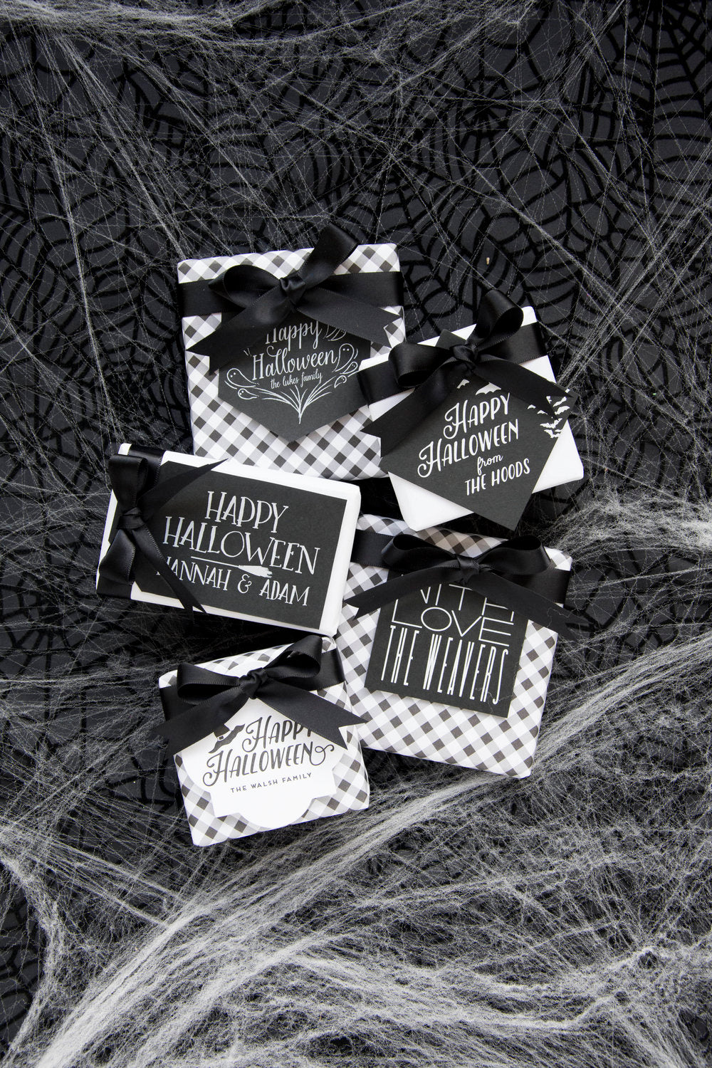 Happy Halloween Ghosts Gift Tag T303