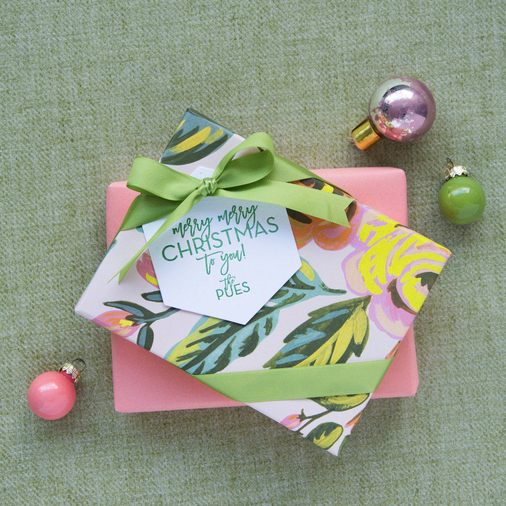 Merry Merry Christmas Gift Tag T114
