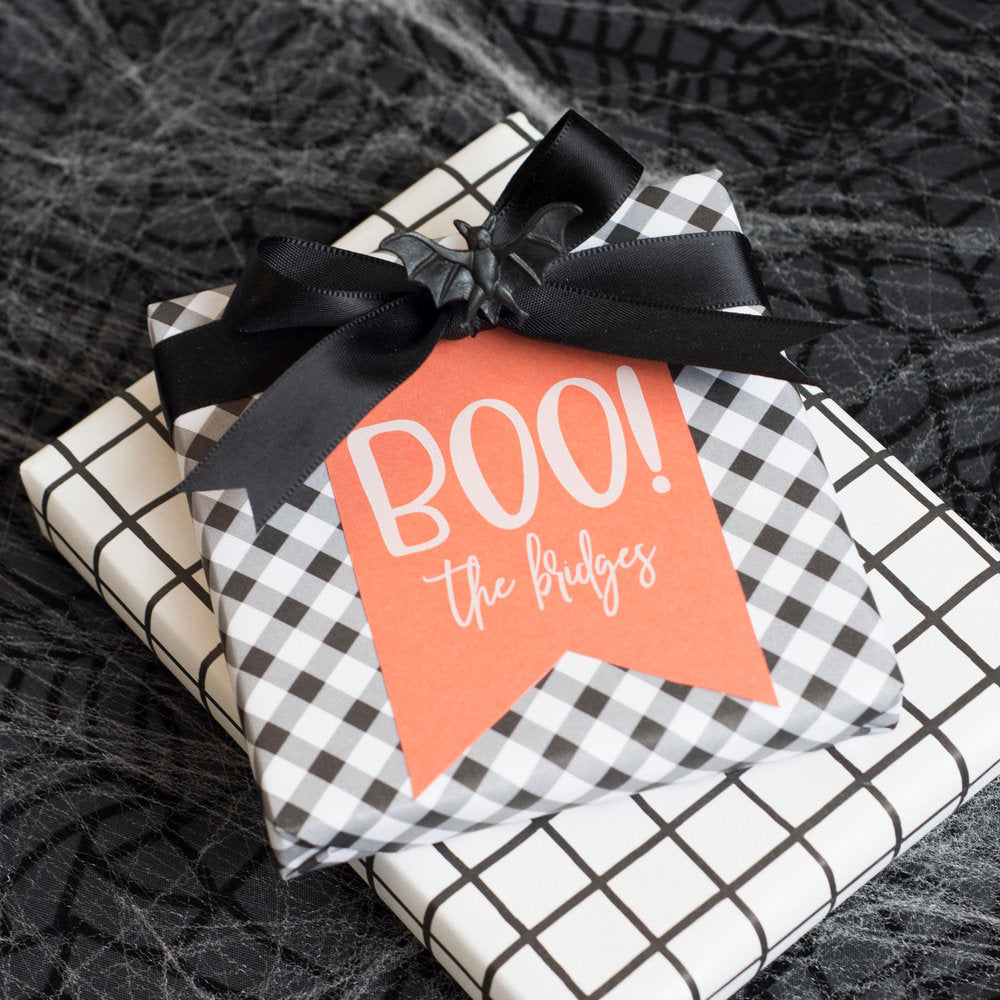 Boo Halloween Gift Tag T286