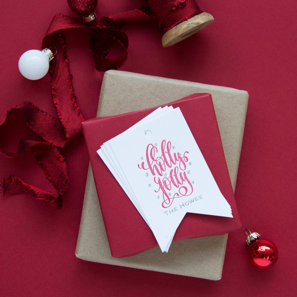 Holly Jolly Gift Tag T309