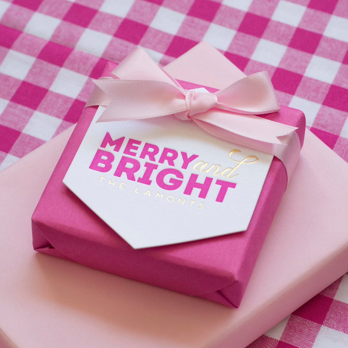 Merry & Bright GIft Tag T44