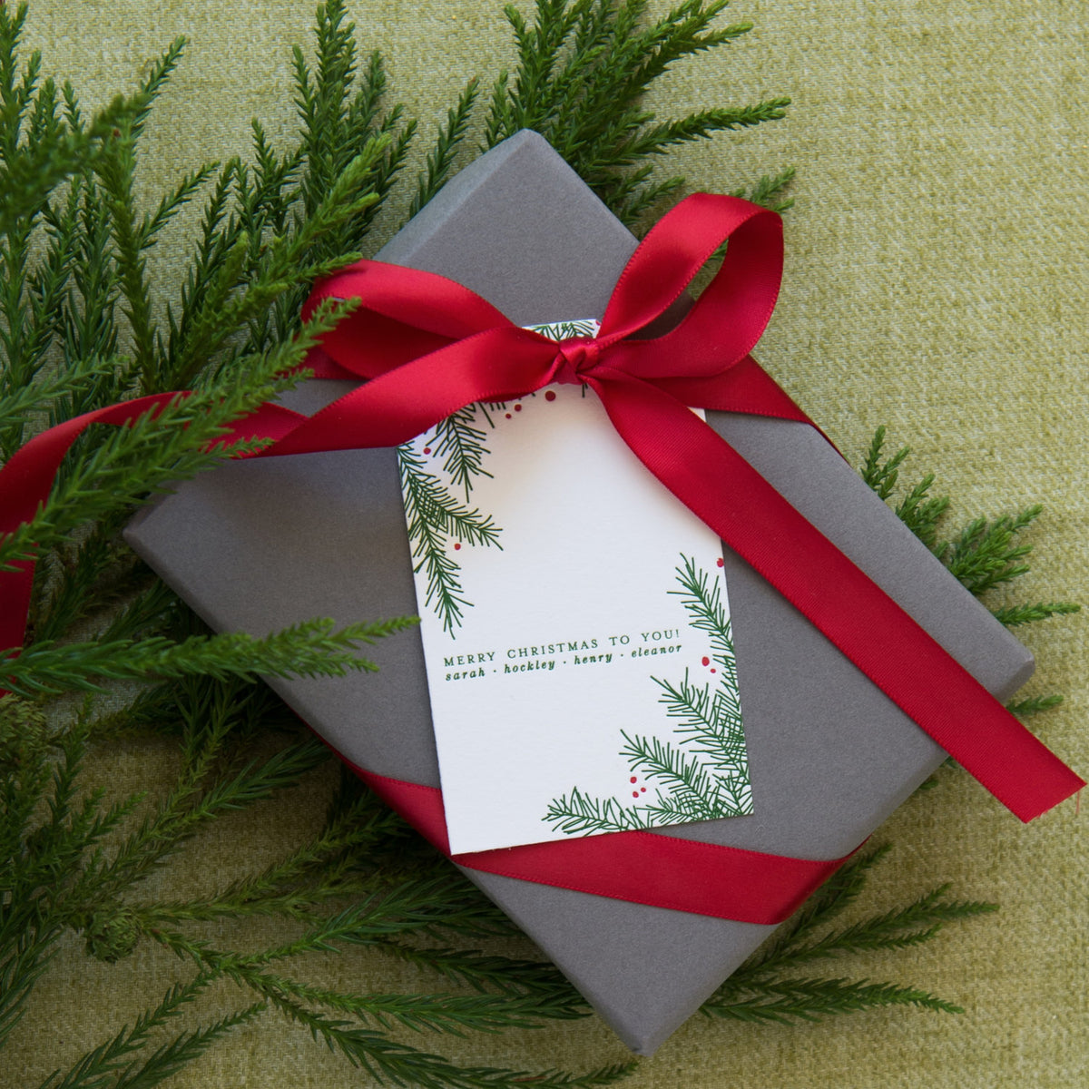 We Wish You a Merry Christmas Gift Tag T99