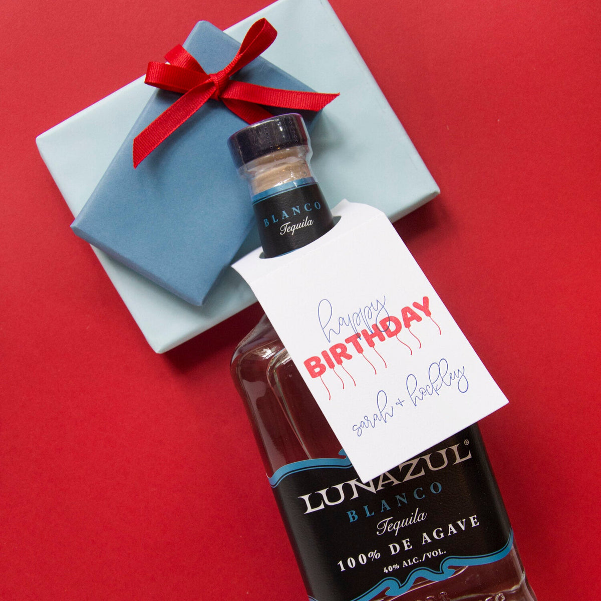 Happy Birthday Wine Tag WT402