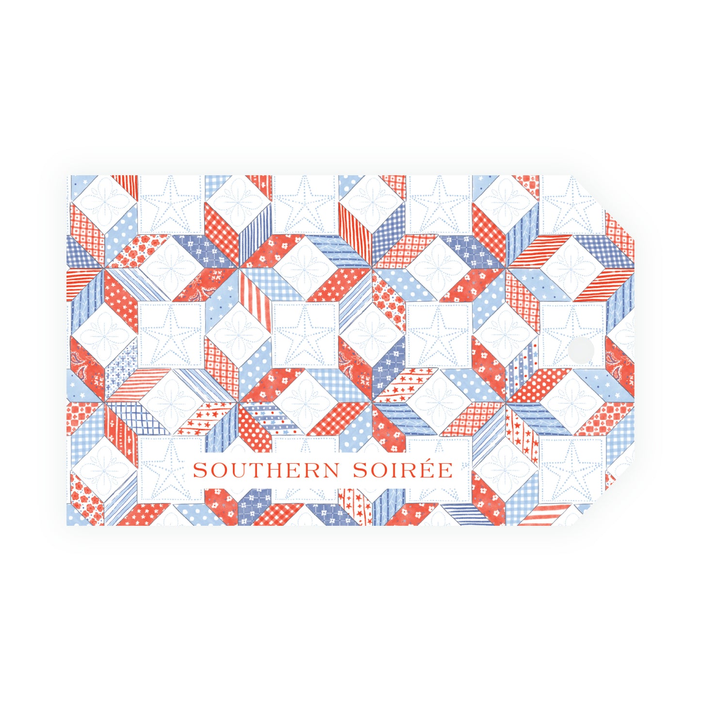 Sweet Liberty Parade Gift Tag Horizontal  [2.375x4]