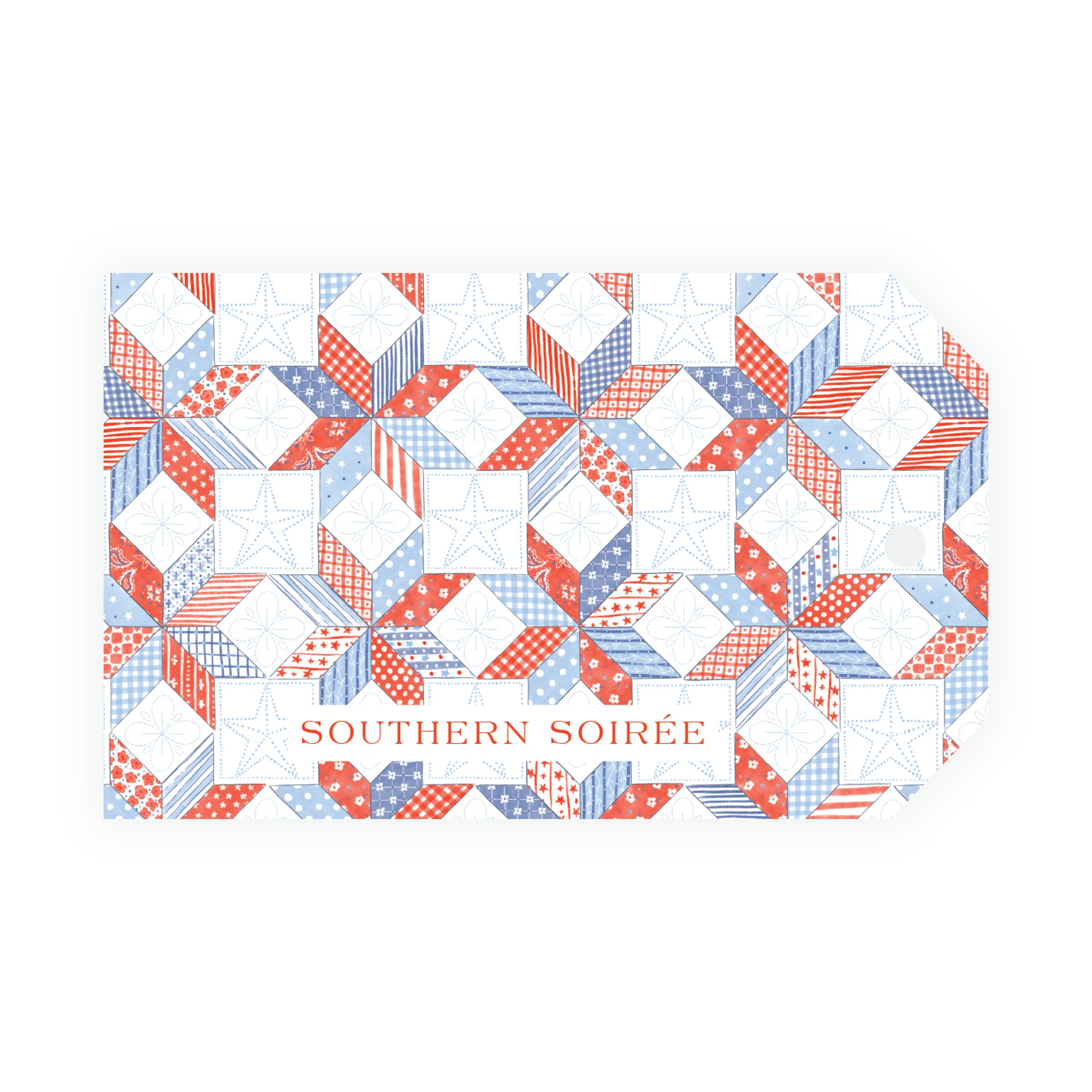 Sweet Liberty Parade Gift Tag Horizontal  [2.375x4]