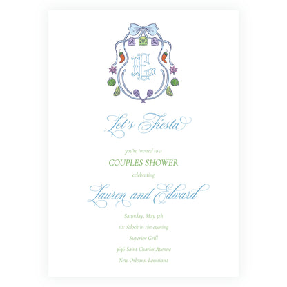 Fiesta Crest Invitation