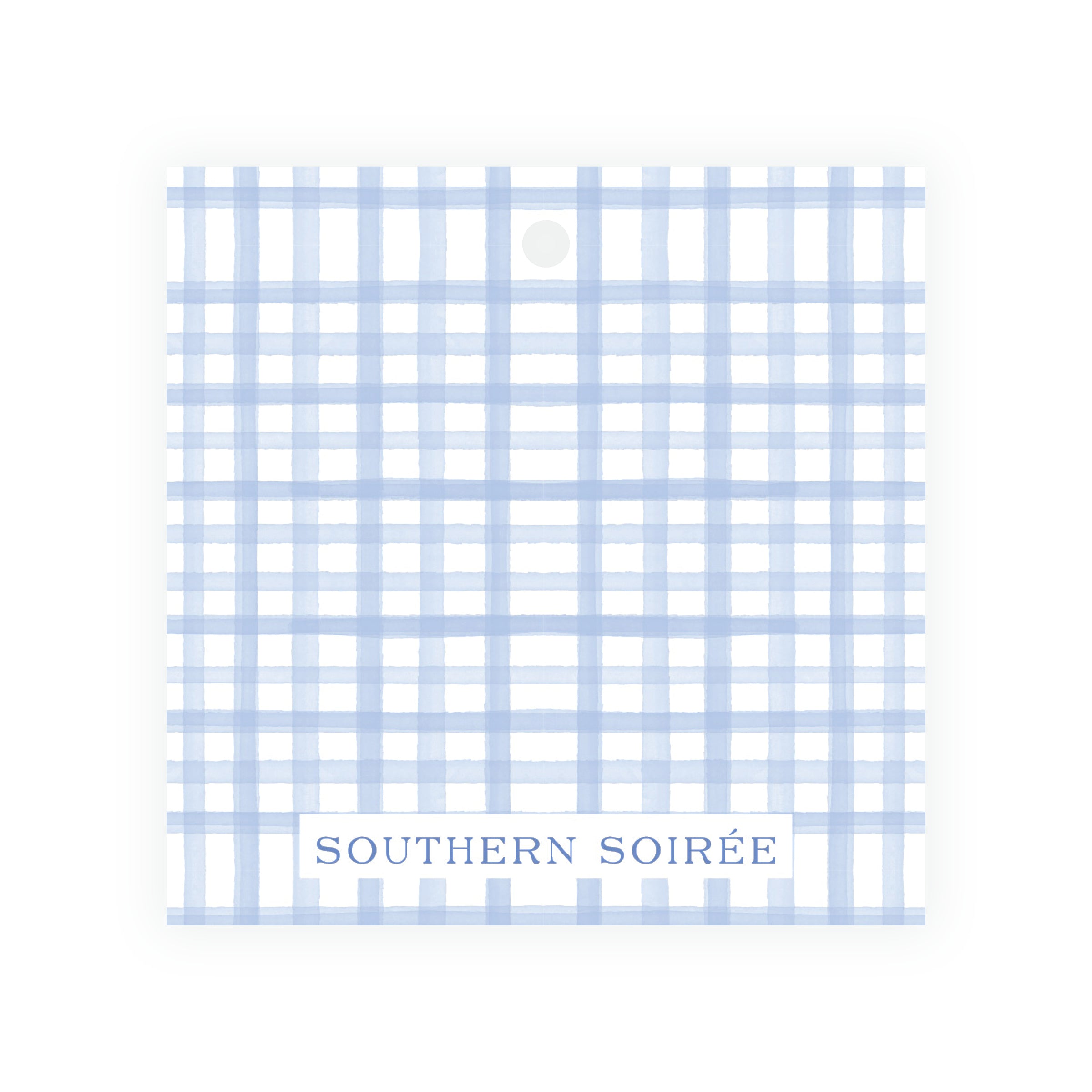 Sport Balloons Gingham Square Gift Tag