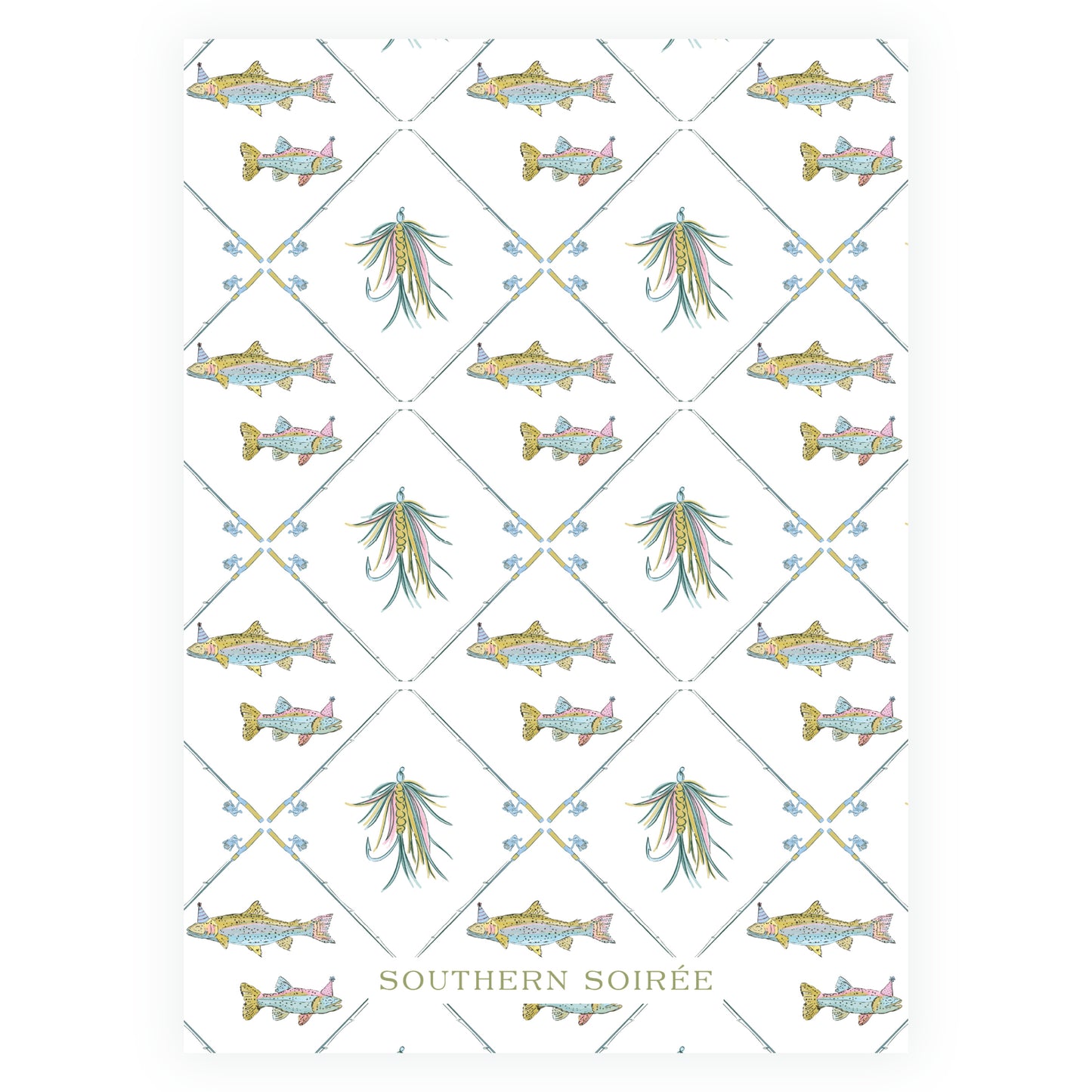 Rainbow Trout Reel Invitation