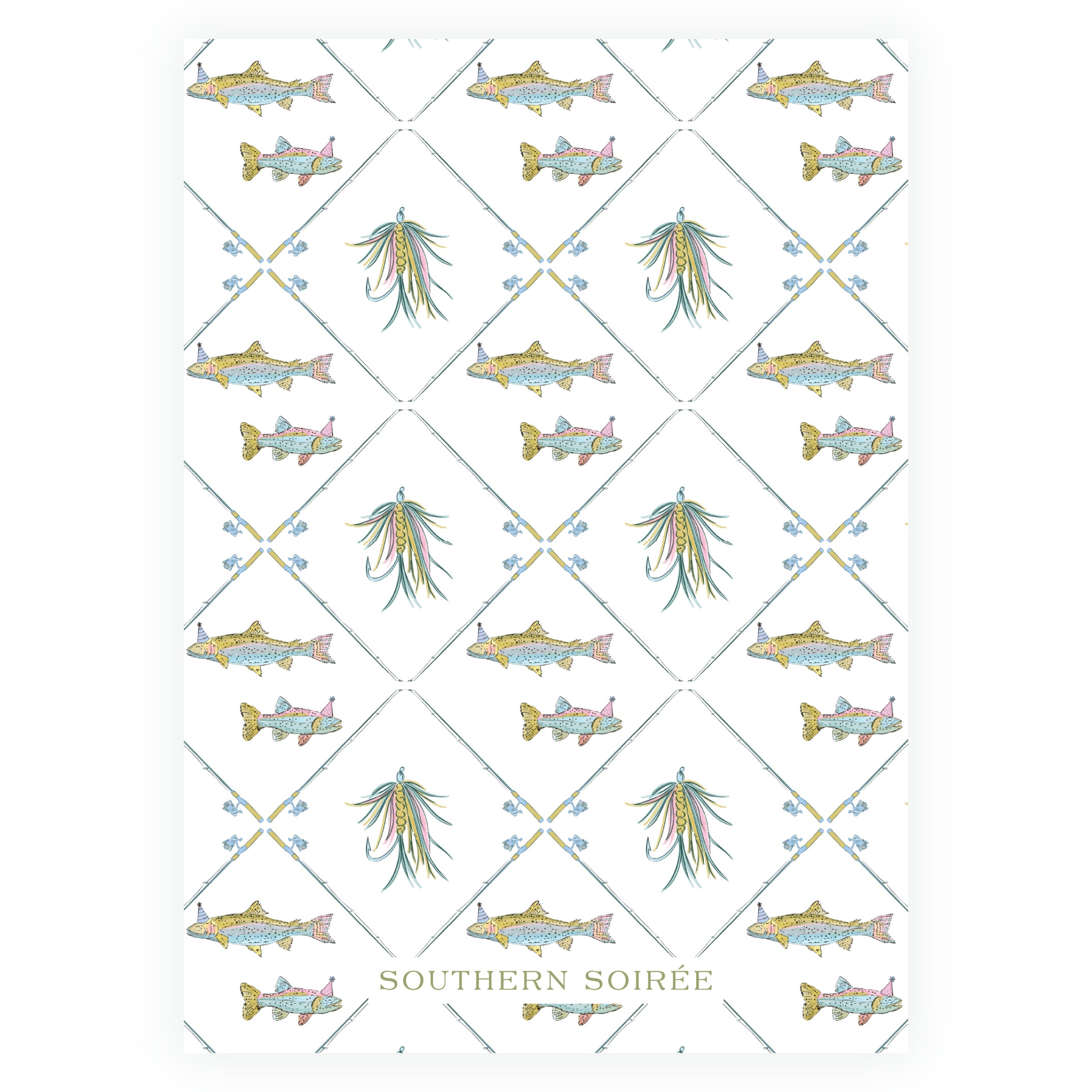 Rainbow Trout Reel Invitation