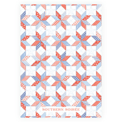 Sweet Liberty Toddler Girl and Balloons Invitation