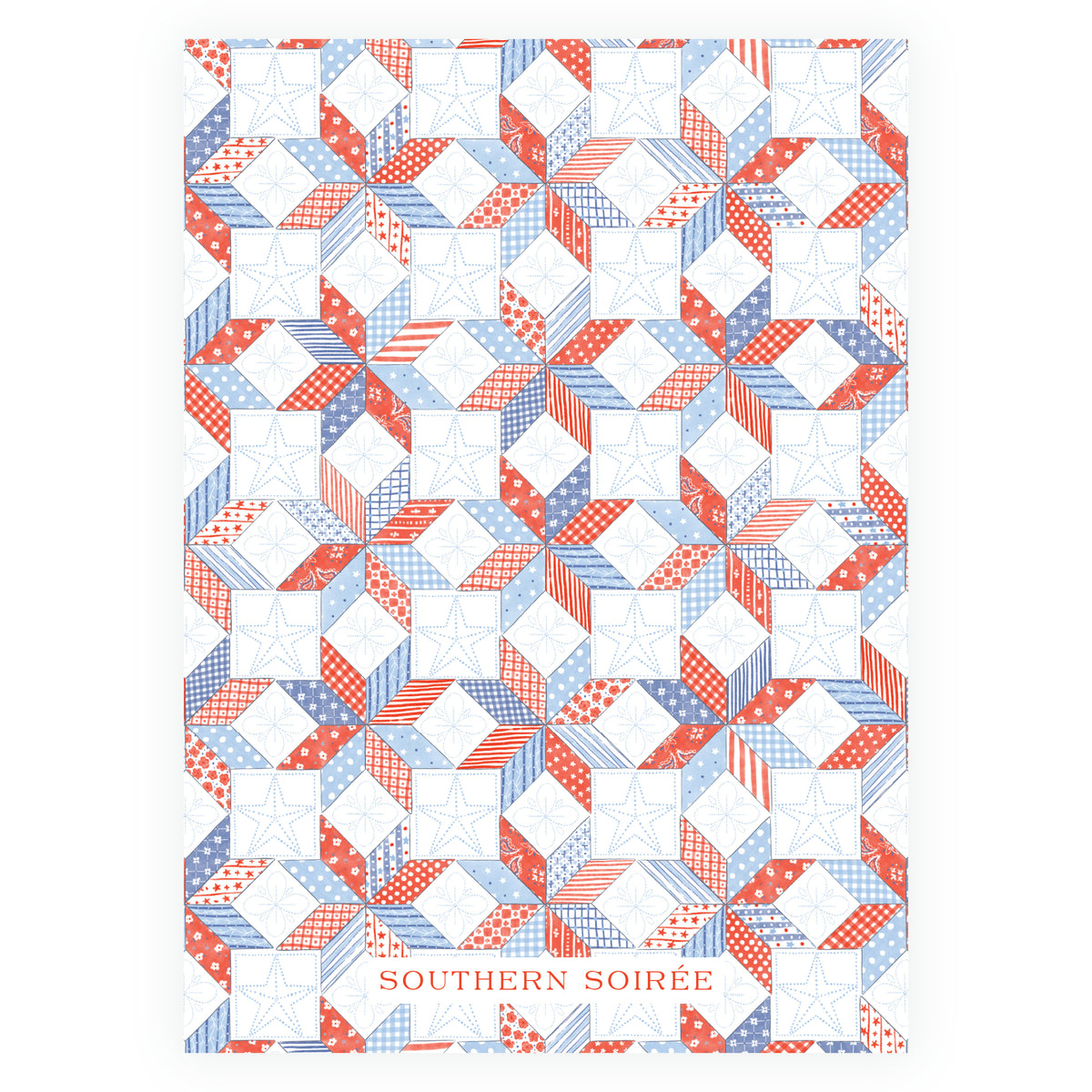 Sweet Liberty Patriotic Girl with Balloons Birthday Invitation