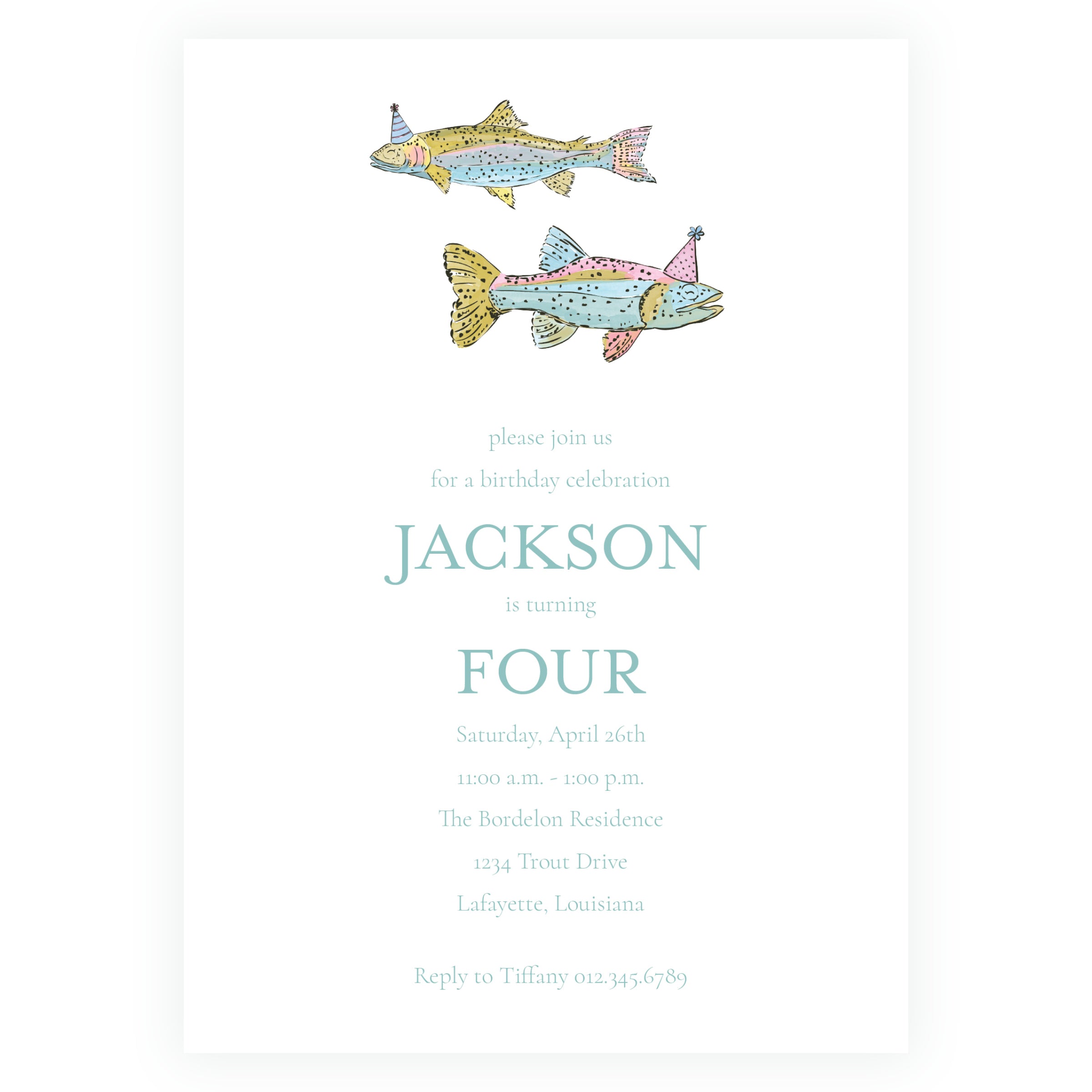 Rainbow Trout Invitation