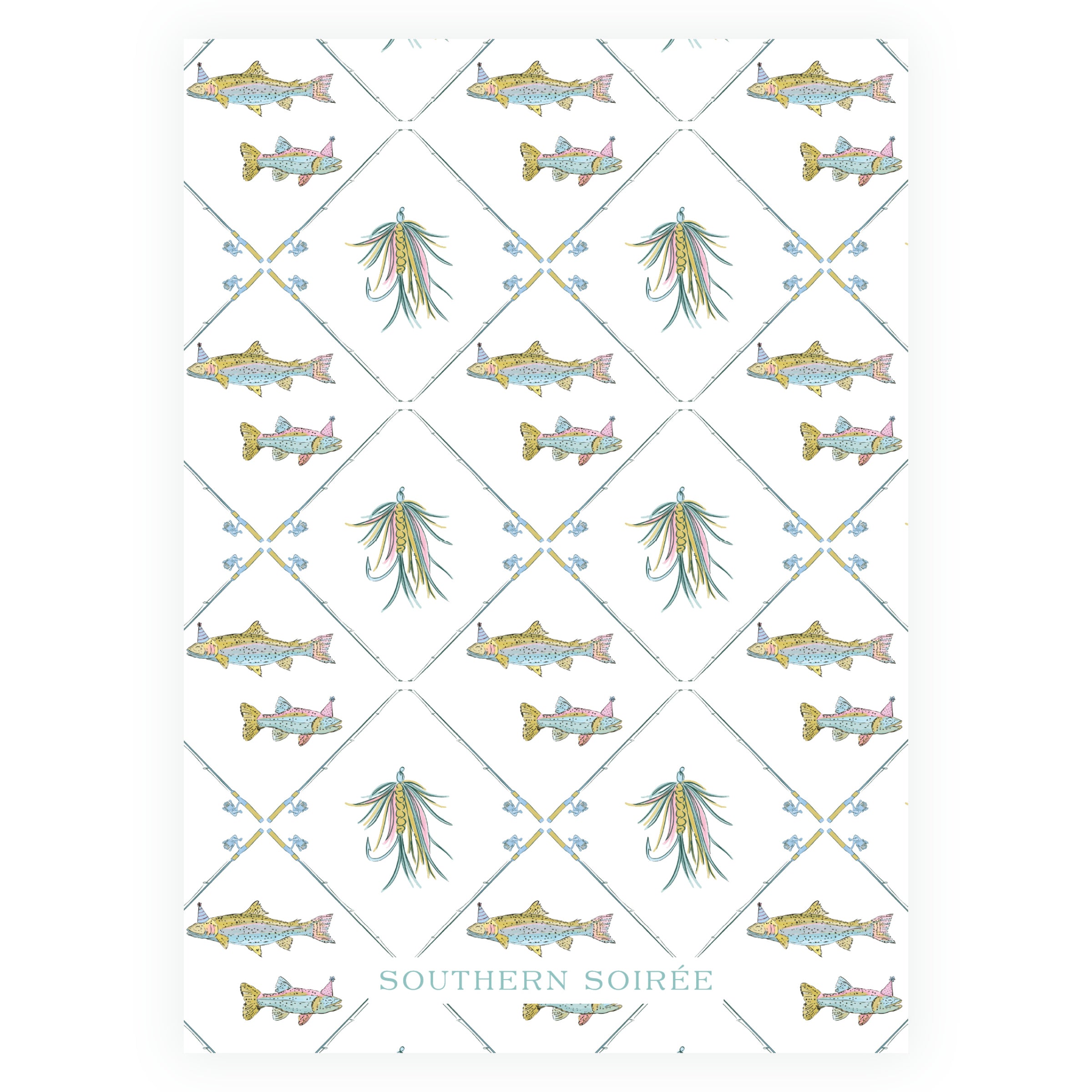 Rainbow Trout Reel Invitation