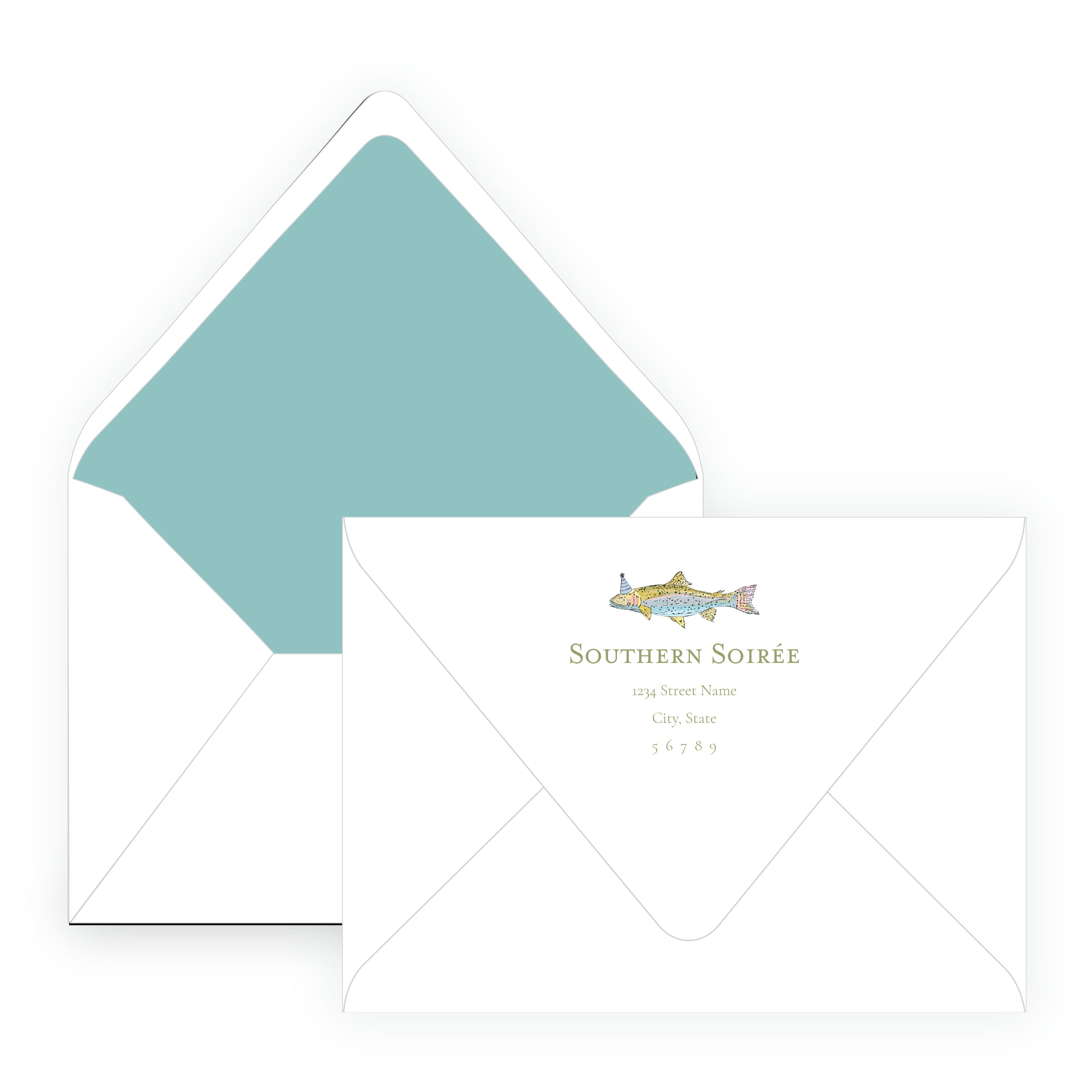 Rainbow Trout Reel Invitation