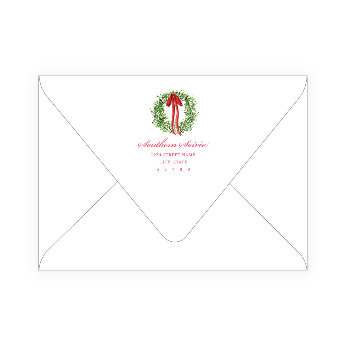 Festive Fir Christmas Party Invitation