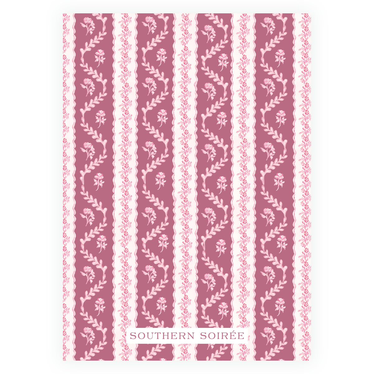Pinkies Out Pink on Pink Invitation