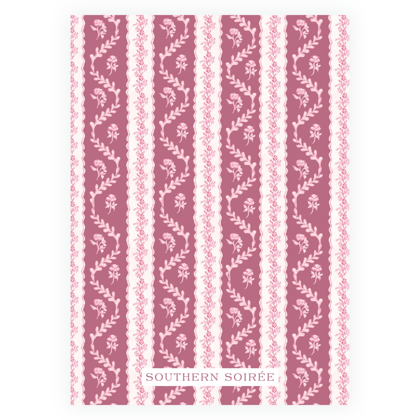 Pinkies Out Pink on Pink Invitation