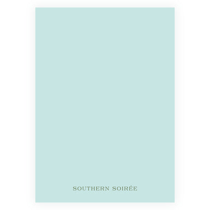 Vintage Tropical Chinoiserie Wavy Border Invitation