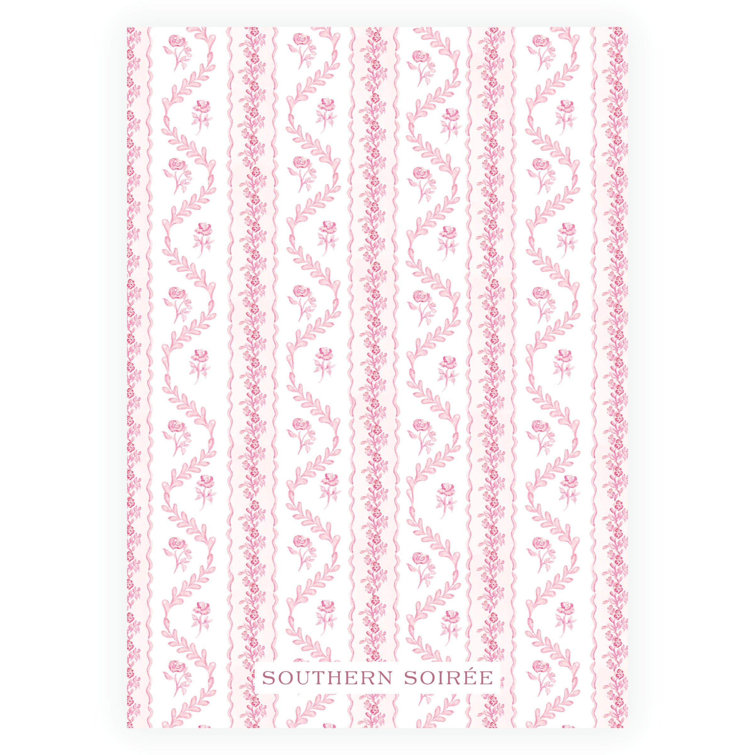 Pinkies Out Pink Invitation